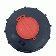 PLAST'UP ROTOMOULAGE Bouchon de remplissage dégazeur 150 mm pour cuve de stockage - NOIR - noir 0750122556892