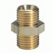 Raccord double R 1/4" - raccord pneumatique en ligne Raccord double R 1/4" - raccord pneumatique en ligne