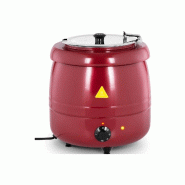 Royal Catering - Royal Catering RCST-9404 Soupi?Re Électrique Professionnelle Pro (400 W, 10 l, 35-80 °C, Rouge, Acier & Acier inoxydable) - 4062859