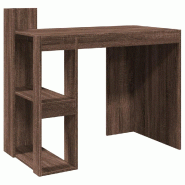 VidaXL Bureau chêne marron 103,5x56,5x94 cm bois d'ingénierie Modèle Orion Master Minimal - 847981