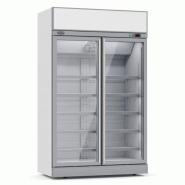 Vitrine réfrigérée avec portes INS-1000R - 2 portes en verre, 1000 litres, 10 grilles, décongélation automatique