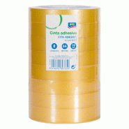 Aro Tour de 8 rouleaux de ruban adhésif 19mmx66m Arceau transparent - plastique polypropylène 70967500