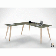 Bureau d'angle Pigreco Up - Martex - Thé vert, 200 x 220 cm_0