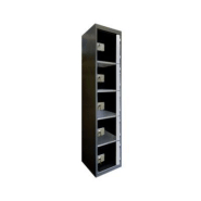 Casiers consigne à monnayeur, portes transparentes , 1 colonne de 5 cases larg. 400 mm, anthracite/ gris clair Casiers consigne à monnayeur, portes transparentes , 1 colonne de 5 cases larg. 400 mm, anthracite/ gris clair