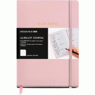 MIQUELRIUS Carnet Bullet Journal A5, 192p./96 feuilles papier 100 g/m², couv. Rose, dot grid - 8422593081495