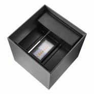 Nordlux Applique murale MILDA Kubi Aluminium Anthracite, H.10 - IP44 - LED Module / Extérieur - gris 5704924017728