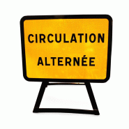 Panneau de signalisation temporaire KC1CA - Circulation alternée - WPSignalisation Panneau de signalisation temporaire KC1CA - Circulation alternée - WPSignalisation