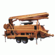 Pompes à béton stationnaire 1200L - transfert efficace - capacité de trémie 1200 litres