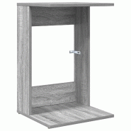 VidaXL Table d'appoint Gris Sonoma 40 x 38 x 62,5 cm Bois d'ingénierie Modèle Patio Zenith Plus - 8000369