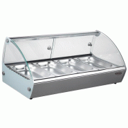 Vitrine chauffante vitrée 4xGN1/3 Combisteel