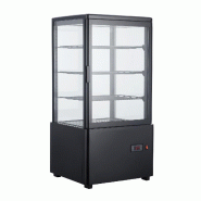 Vitrine réfrigérée de comptoir positive Noir 68L CUISTANCE