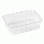 Barquette Transparente Polypro 750cc + couvercle par 300 pièces JORIDEAL - transparent plastique polypropylène 3519400999335