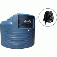 Cuve stockage fuel ECO 5 000 litres avec pompe 50 l/min et enrouleur - RENSON - 816001
