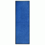 Décoshop26 - Paillasson lavable 60 x 180 cm polyamide bleu PVC antidérapant DEC040602 - bleu 3000265017178