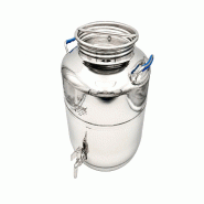 Fût inox 30L assembalge soudé - gris inox ALV0787