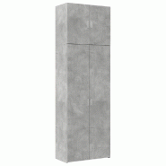Helloshop26 - Buffet bahut commode armoire meuble de rangement organisateur cuisine salle de séjour salon haut 80 x 42,5 x 249 cm 02_0034723 - Bois m