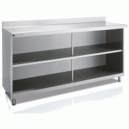 Meuble neutre arrière-bar adossé avec étagère 2020x600x1040 - PSEFM-60-200-S