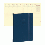 Quo Vadis Agenda semainier Président Fas Silk - 21 x 27 cm - Bleu marine fermeture élastique - 2025 Quo Vadis Agenda semainier Président Fas Silk - 21 x 27 cm - Bleu marine fermeture élastique - 2025