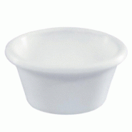 Ramequin mélamine blanc 6cl Ø7cm - par 12