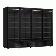 Réfrigérateur libre service 4 portes en verre noir jde-2025r bl - P7455.2240