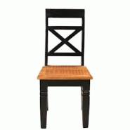 SIT Möbel Lot de 2 chaises de salle à manger SIT Möbel, bois de manguier | L 45 x l 45 x H 100 cm | Noir / Marron - multicolore Bois massif 05812-11 SIT Möbel Lot de 2 chaises de salle à manger SIT Möbel, bois de manguier | L 45 x l 45 x H 100 cm | Noir / Marron - multicolore Bois massif 05812-11