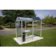 Abri fumeur métallique VISION_1