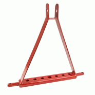 Barre d'attelage agricole - triangle 3 points - 540 mm - cat. 1