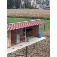 Box râtelier et abri de prairie en bois Douglas - RATABRBOX1