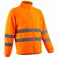 COVERGUARD Veste de travail polaire haute visibilité RITTO - Orange Fluo S - 40/42 - S orange multi-matériau 5450564055421