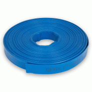EBERTH 1" Tuyau d'arrosage Tuyau Plat Pour Pompe, Longueur 40m, 1 Pouce, Diamètre 25mm, Flexible, PVC Résistant, Tuyau Industriel - bleu matière sy
