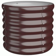 Helloshop26 - Jardinière bac lit surélevé plantes fleurs terrasse jardin de jardin acier enduit de poudre 40 x 40 x 36 cm marron 02_0038570 - 30002 Helloshop26 - Jardinière bac lit surélevé plantes fleurs terrasse jardin de jardin acier enduit de poudre 40 x 40 x 36 cm marron 02_0038570 - 30002