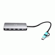 I-tec usb3.0 usb-c/thunderbolt 3x display metal nano dock lan pd 100w - cananotdockpd