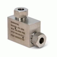 43200, Raccord à Très Haute Pression, Coude, cône 0,38”