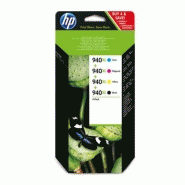 Pack de 4 cartouches d'encre original (noir,cyan,magenta,jaune) hp 940xl (c2n93ae)