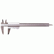 Pied ? Coulisse 150?Me longueur 210 mm acier inoxydable Pied ? Coulisse 150?Me longueur 210 mm acier inoxydable