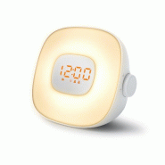 Radio-reveil lumineux avec sons de la nature - MUSE ml-198cr - luminothérapie  lumière d’ambiance led - 5 sons de la nature - 3666638040428