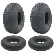 Lot de 2 - 145/70-6 - Jeu de pneus et chambres à air ATV 50cc 90cc 110cc 75 kgs - Wanda P31 Lot de 2 - 145/70-6 - Jeu de pneus et chambres à air ATV 50cc 90cc 110cc 75 kgs - Wanda P31