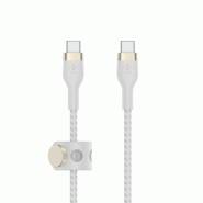 BELKIN boost↑charge pro flex câble usb 2 m usb 2.0 usb c blanc - blanc cab011bt2mwh
