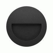 Beneito & Faure - Mis R Wall 3W LED Spot encastrable, Applique murale ronde IP65 Interrupteur 2700K/3200K/4000K - Noir - noir 8436590205792