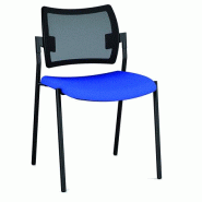 Chaise de conférence Amets avec dossier résille- SOKOA - Rouge_1