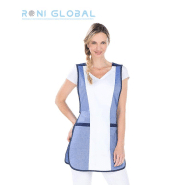 Chasuble de travail femme en coton et polyester - 2 poches - MIRABELLE REMI CONFECTION - Ref: R-MIRABELLE - 2843_0