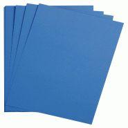 Clairefontaine Etui de 25 feuilles de papier Maya, 270 g/m², A1, coloris bleu roi - bleu 97978C