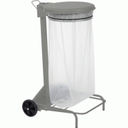 Support sac mobile à pédale - Collecroule 110 Litres - Capacité de 110 Litres - Disponible en plusieurs couleurs_0