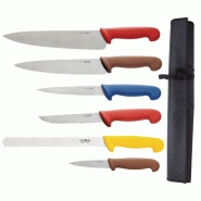 Ensemble de couteaux code couleur | Hygiplas - S088