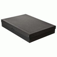 Falken Lot de 5 Boîte PureBox Black A2 haut. 100 mm, en carton ép. 1,2 mm, coloris noir - noir en carton 22001768000F