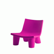 Fauteuil low lita de SLIDE - fushia