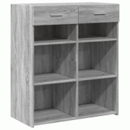 Helloshop26 - Buffet bahut commode armoire meuble de rangement organisateur cuisine salle de séjour salon sonoma 80 x 42,5 x 93 cm 02_0036540 - 30002 Helloshop26 - Buffet bahut commode armoire meuble de rangement organisateur cuisine salle de séjour salon sonoma 80 x 42,5 x 93 cm 02_0036540 - 30002