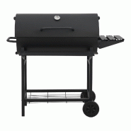 Helloshop26 - Barbecue au charbon de bois 95 x 108 x 61 cm noir 03_0009211 - noir Bois massif 3000224565405