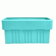 Jardinière bella 135l - MENTHEFRAICHE - bleu 0750122560561 Jardinière bella 135l - MENTHEFRAICHE - bleu 0750122560561