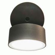 Lumisky Applique murale d'extérieur sur secteur TRUMPET LED H11cm Aluminium Dark Grey - gris 3666162013875